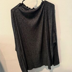 Maurices Charcoal Cowl Neck Sweater